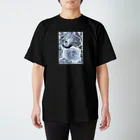 福　来の虎と薔薇 Regular Fit T-Shirt