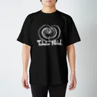 特異点Tシャツの管状近傍Tシャツ（白字ver.） Regular Fit T-Shirt