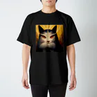 DAG's SHOPの強そうな猫 Regular Fit T-Shirt