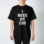 ゴンのI NEED MY COO（白） スタンダードTシャツ