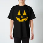 CIPANGOのハロウィン ジャック・オ・ランタン ブラックボディ Regular Fit T-Shirt