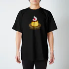 イラスト MONYAAT の毎月25日はプリンの日のプリン　カスタードプリン スタンダードTシャツ