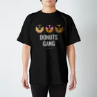 テモアシドーナツ（ドーナツギャング）のドーナツギャング＜ブラック＞ Regular Fit T-Shirt