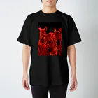 MiYoKa-BISHのRed Zebra by MiYoKa-BISH Regular Fit T-Shirt