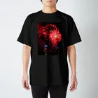 空屋　sorayakusakaの 201908171905003　赤の連発 Regular Fit T-Shirt