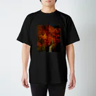 N845のアトリエ2の紅葉と滝 Regular Fit T-Shirt