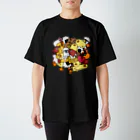 ぴょろりんちょ🐤の食欲の秋、いつも食欲ぴよの貪欲グッズ スタンダードTシャツ