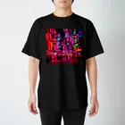 TakashiSのNeon Night City スタンダードTシャツ