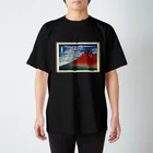 ぬこしょっぷの北斎　富嶽三十六景　赤富士 スタンダードTシャツ