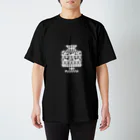 shinonishizawaの(flower)vase BLACK Regular Fit T-Shirt