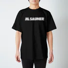 FUNNY JOKESのJIL SAUNER-ジルサウナー-白ロゴ Regular Fit T-Shirt