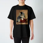 世界の名画をあなたの日常にの毛糸玉と子猫① スタンダードTシャツ