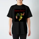 Exotc Peony～絵夢～のNepentes Paradiseシリーズ黒 スタンダードTシャツ