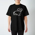 INU dayo SHOPの白いちまいカニンヘンダックス Regular Fit T-Shirt
