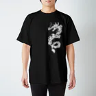 TO-ROON【NOTORO Tシャツ工房】の昇竜・黒龍・トライバル・白抜 Regular Fit T-Shirt