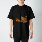 cuuyabowのチャリ・デ・キャンプ　オレンジモザイク スタンダードTシャツ