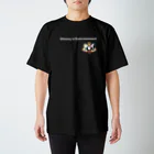 かしまし歴史チャンネルのかしましTシャツ（黒） スタンダードTシャツ