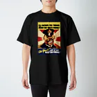 戦前プロパガンダイラストTシャツ屋の第二次世界大戦 山本五十六 プロパガンダポスター柄 スタンダードTシャツ