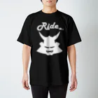 RAMUKiのRide兜（白） スタンダードTシャツ