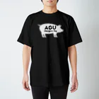 HATOMA_RUのAGU（白抜き） Regular Fit T-Shirt