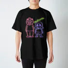 アタキラアニメチャンネル公式グッズのあたきらのすお洒落？ネオンスタイル スタンダードTシャツ