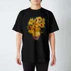 MUGEN ARTのゴッホ　ひまわり　Vincent van Gogh / Sunflowers　 Regular Fit T-Shirt