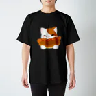 ネコのひたいのもりもり食べるにゃん！！ Regular Fit T-Shirt