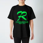 FUSIONROCKERのFUSIONROCKERロゴ　グリーン スタンダードTシャツ