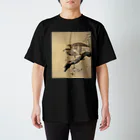 MUGEN ARTの小原古邨　鷹　Ohara Koson / Falcon スタンダードTシャツ