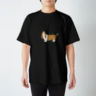 ゆいたっく／犬イラストのバセット・ハウンド Regular Fit T-Shirt