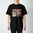 Kraken's potの彩力〈flare〉(T-shirt) スタンダードTシャツ