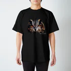 Yuki_Nanatsukiの高貴な動物プリントＴシャツ003 Regular Fit T-Shirt