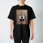 あいちぃ百貨店のボンバーおキャット君 スタンダードTシャツ