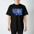 あかつきのアジサイ アオ Regular Fit T-Shirt