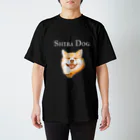 74 no me loveの柴犬tee スタンダードTシャツ