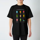 【予告】第２弾！#SUZURIのTシャツセール開催！！！★kg_shopのアイスキャンディー (濃色Tシャツ専用) スタンダードTシャツ
