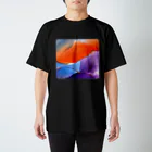 Kuku-inkartの染む紫 Regular Fit T-Shirt