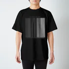スリープキャットスタジオのバーコード(メタリック風) Regular Fit T-Shirt