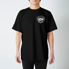 イトユのクロネコとオジサン Regular Fit T-Shirt