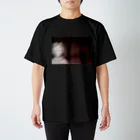 キツネツキの【キツネツキ オフィシャルグッズ】　T-shirt black スタンダードTシャツ
