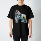 Na-choa*ナチョアのArtistic Gorilla スタンダードTシャツ