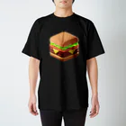 麦芽のCube Hamburger スタンダードTシャツ