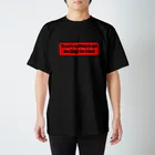 BLICK + BLACK のバカにつけるクスリはねえ（赤地ver.） スタンダードTシャツ