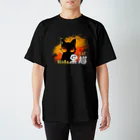 ArayashikI_Japanのサングラス黒猫【濃色系アパレル】 スタンダードTシャツ