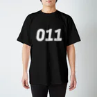 HAMIDASHIの市外局番は011！（オーワンワン） スタンダードTシャツ