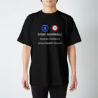 staggsのSTOP! ROADKILL! 沖縄県道2号線ver.（沖縄島北部・やんばる） スタンダードTシャツ