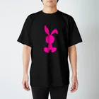 【KOTCH】 Tシャツショップのラビット　ピンク Regular Fit T-Shirt