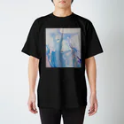 白い壁のabstract Regular Fit T-Shirt