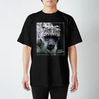 あくび猫  Yawning CatのSplendid Snow Leopard 華麗なるユキヒョウ Regular Fit T-Shirt