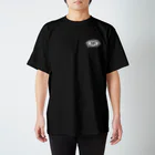 Chara Tiger motorcycleの【公式】茨城SRミーティングTシャツ白×黒 Regular Fit T-Shirt